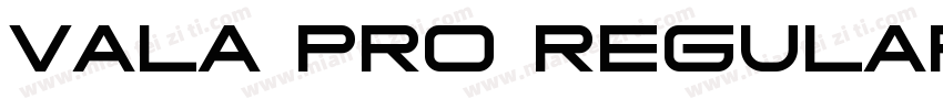 Vala Pro Regular字体转换